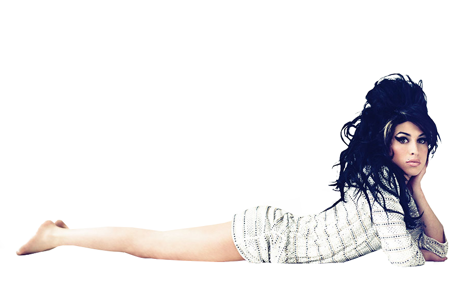 Amy Winehouse Png Hd (white, black)