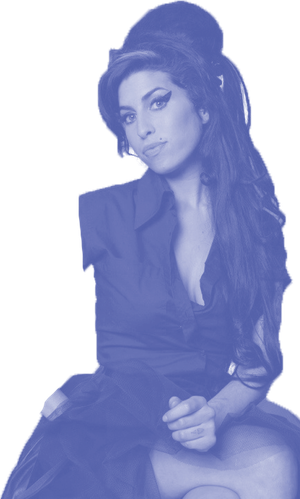 Amy Winehouse Png Picture (black, gray)