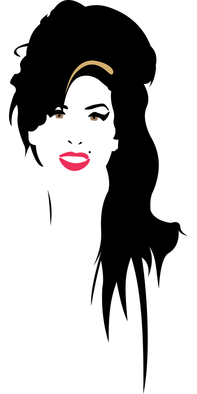 Amy Winehouse Transparent Png (black, olive)