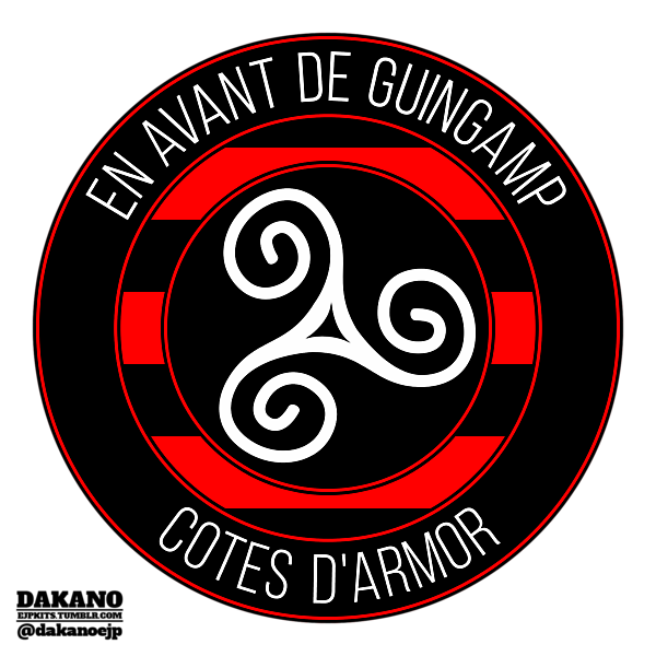 En Avant De Guingamp Png (black, maroon, white, red)