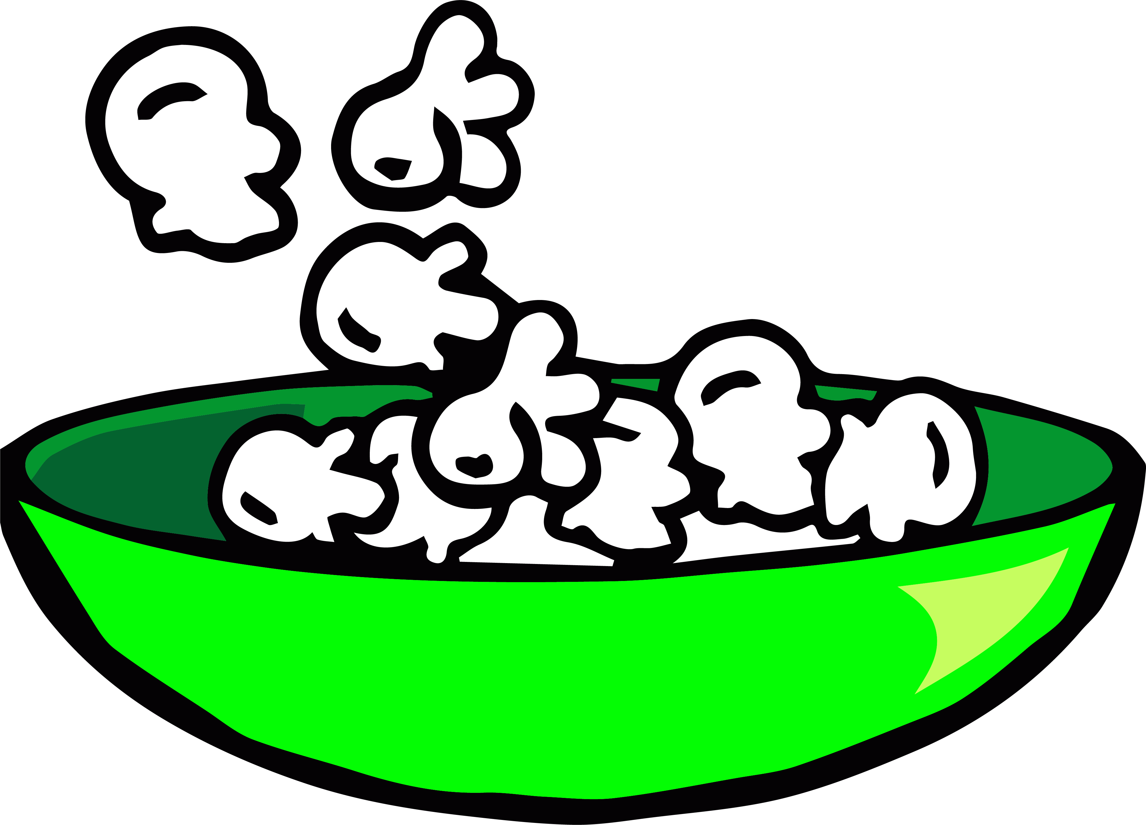 Snack Png Pic (mint, white, black, green, lime)