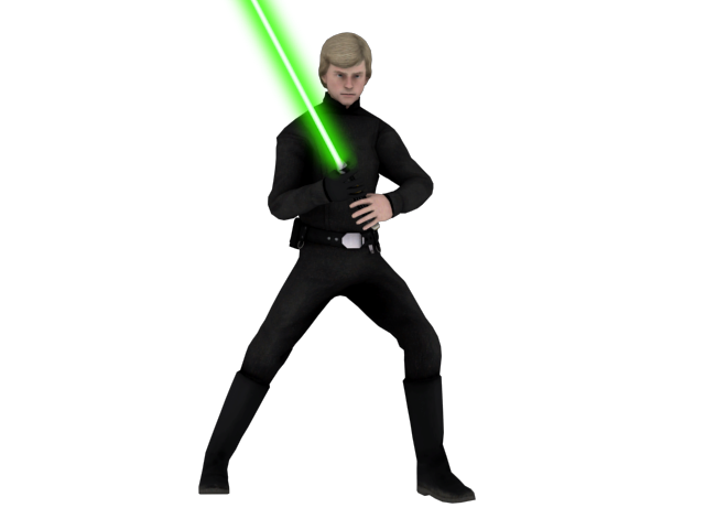 Anakin Skywalker Png Isolated Image (lime, black)