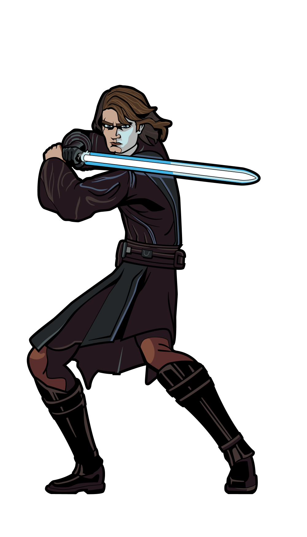 Anakin Skywalker Png Isolated Pic (white, black)