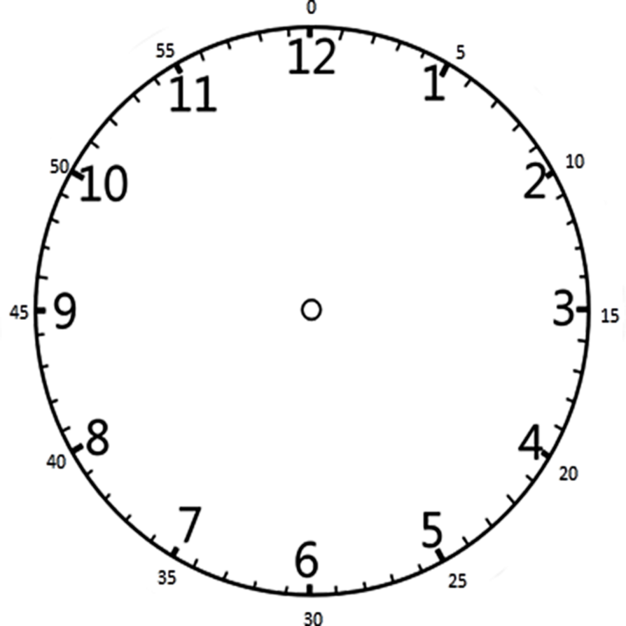 Analog Clock Png Pic (black)