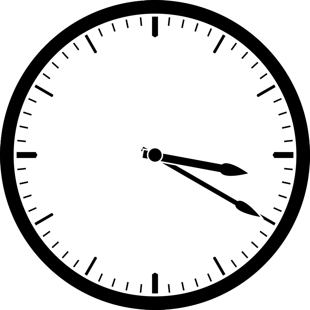 Analog Clock Png Transparent (white, lavender, black)