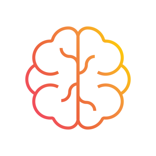 Analytical Brain Creative Free Png Icon (maroon, black, chocolate)