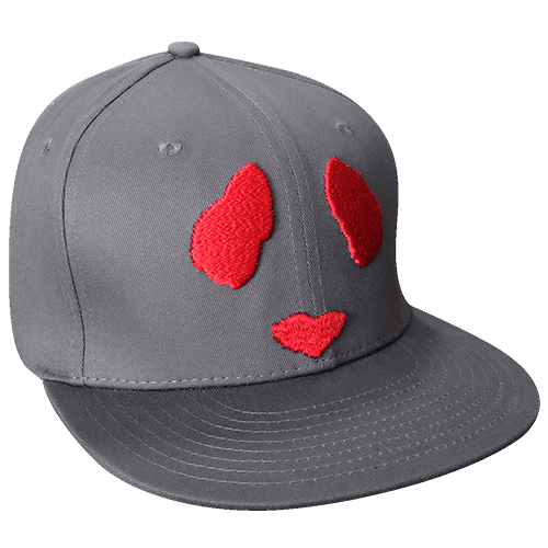 Snapback Hat Png Image File (gray, white)