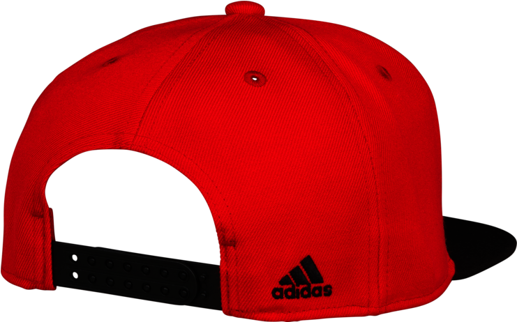 Snapback Hat Png Picture (black, red)