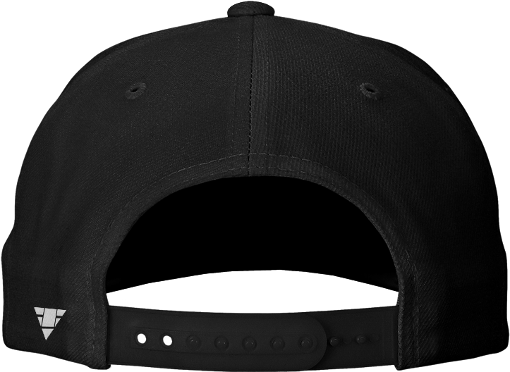 Snapback Hat Transparent (black)