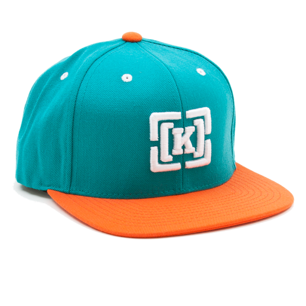 Snapback Png File (black, teal)