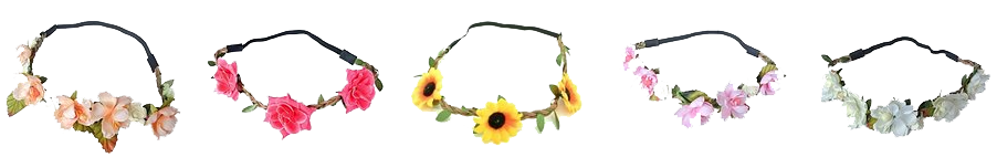 Snapchat Flower Crown Png Free Download (white)