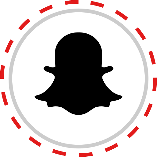 Snapchat Company Social Media Logo Brand Free Transparent Png Icon Download (red, silver, black, white)