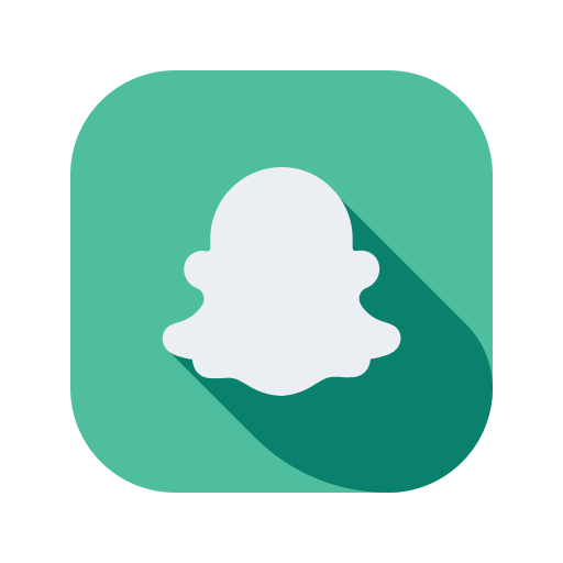 Snapchat Logo Icon Free Transparent Png Icon Download (teal, gray, lavender, black)