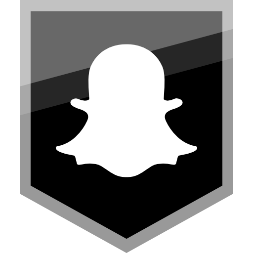 Snapchat Social Media Logo Icon Free Png Icon Download Path (gray, silver, black, white)