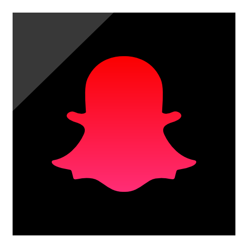 Snapchat Social Media Logo Icon Free Transparent Png Icon Download (red, salmon, black, indigo)