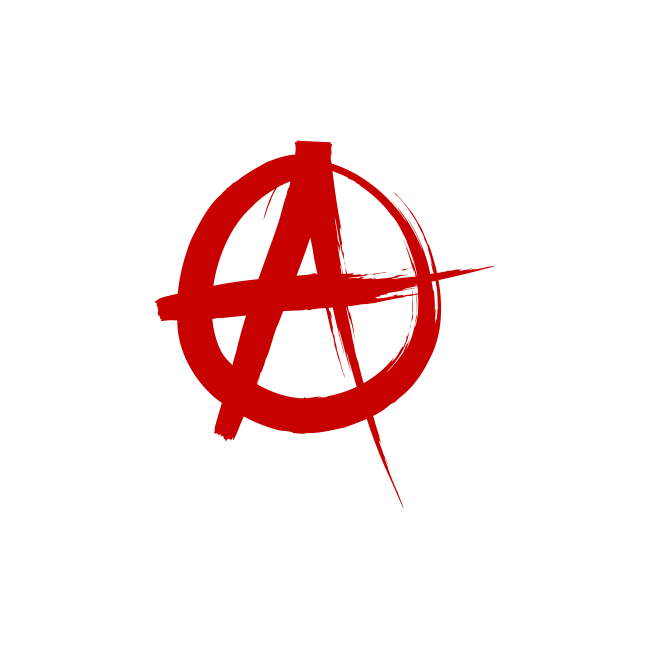 Anarchy Transparent Isolated Images Png (white, red)