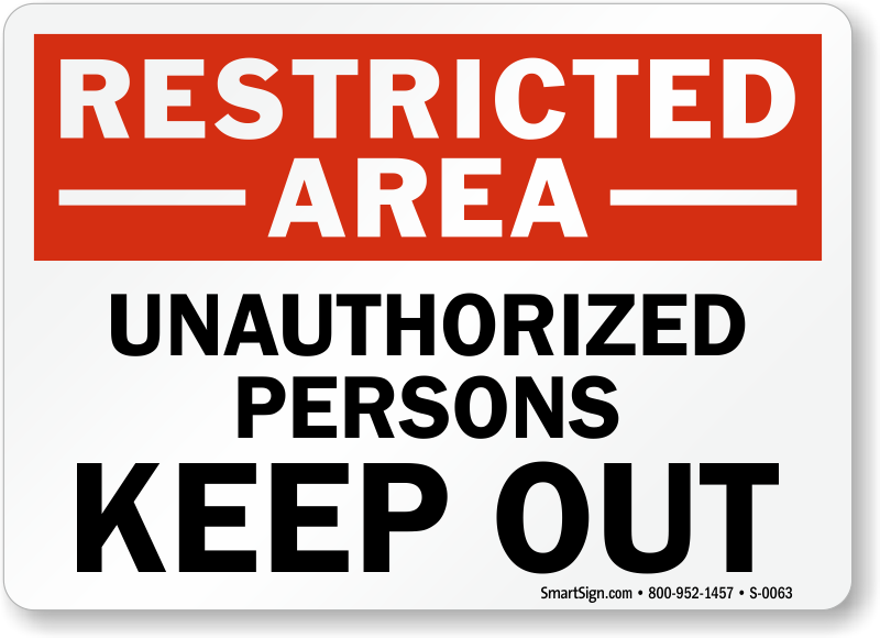 Unauthorized Sign Png Free Download (black, red, chocolate, white)