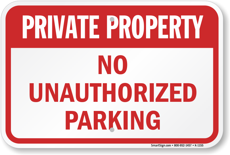 Unauthorized Sign Png Pic (black, red, chocolate, white)