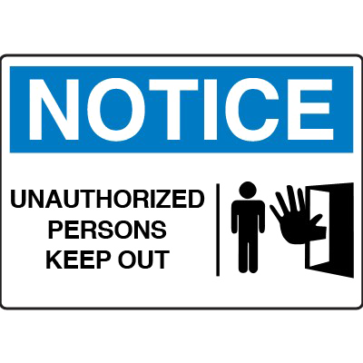 Unauthorized Sign Transparent Png (black, gray, white, teal, silver)