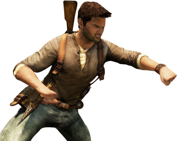 Uncharted 2 Among Thieves Png File (black)