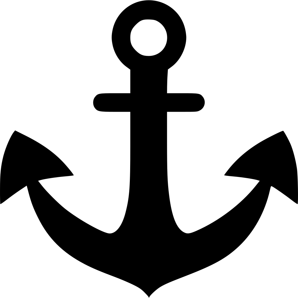 Anchor Png Clipart (indigo, white, black, lavender, gray)