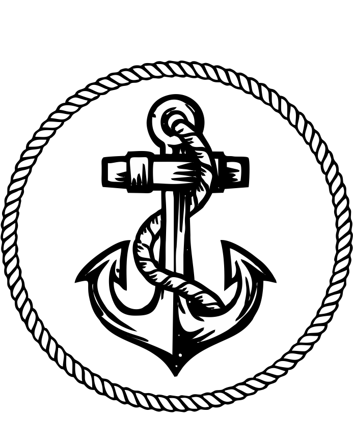 Anchor Tattoo Png Hd (black, white)