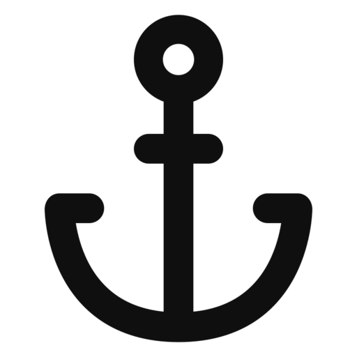 Anchor Free Png Icon Download (black)