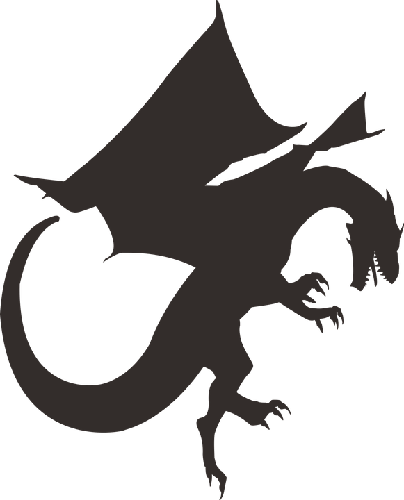 Ancient Black Dragon Png Image (black)