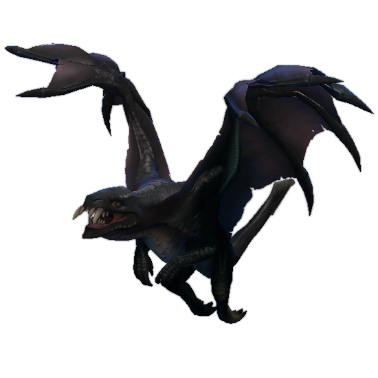 Ancient Black Dragon Png Isolated File (black)