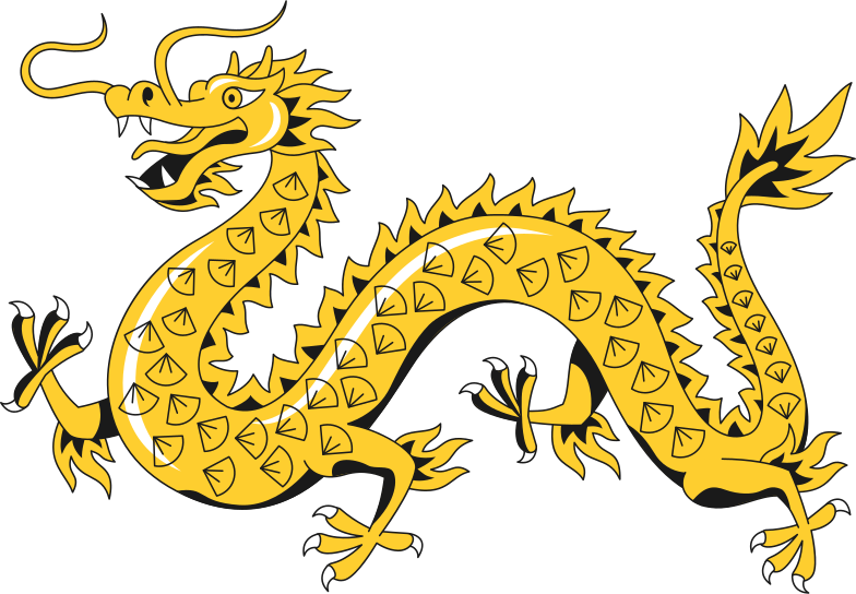 Ancient Gold Dragon Png Photo (orange, black, gold)