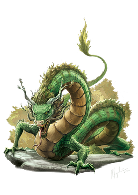 Ancient Green Dragon Png Hd (black)