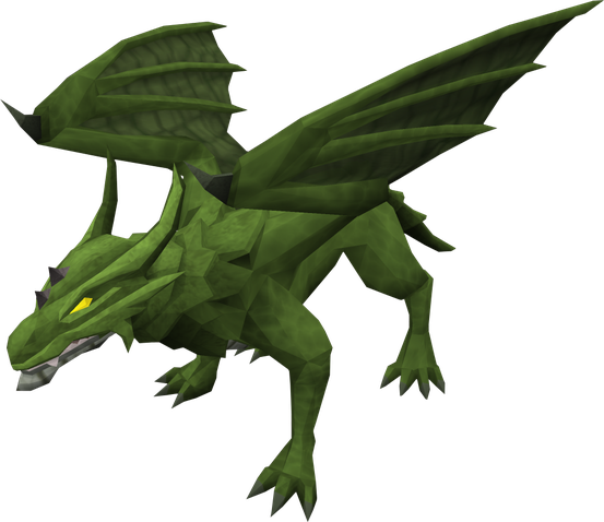 Ancient Green Dragon Png Photo (green, black, olive)