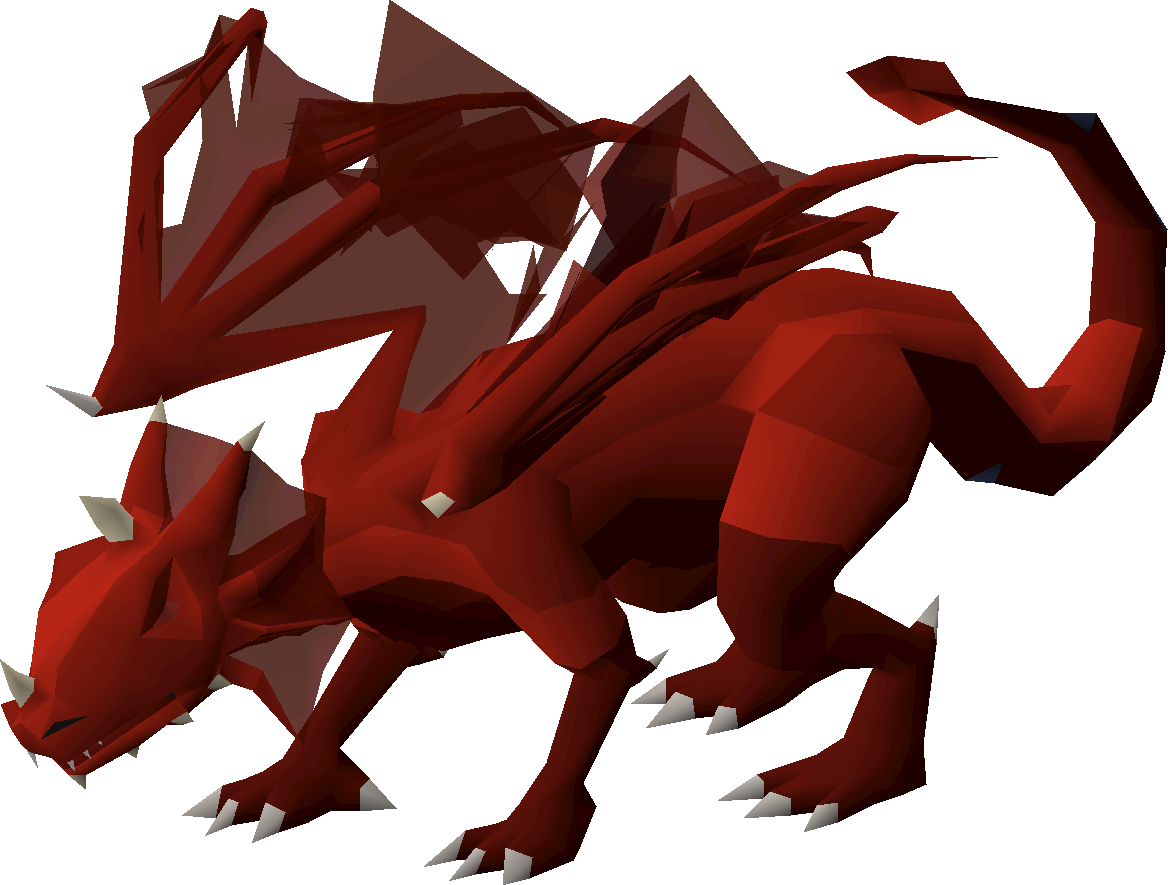 Ancient Red Dragon Png Picture (maroon, black)