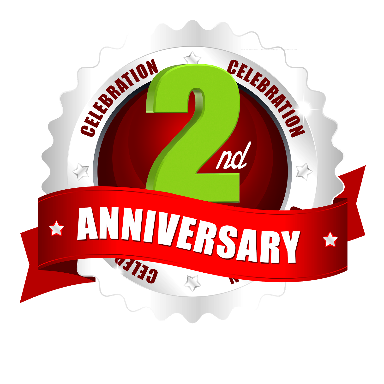 2Nd Anniversary Png Photos (olive, maroon, white, black, red)