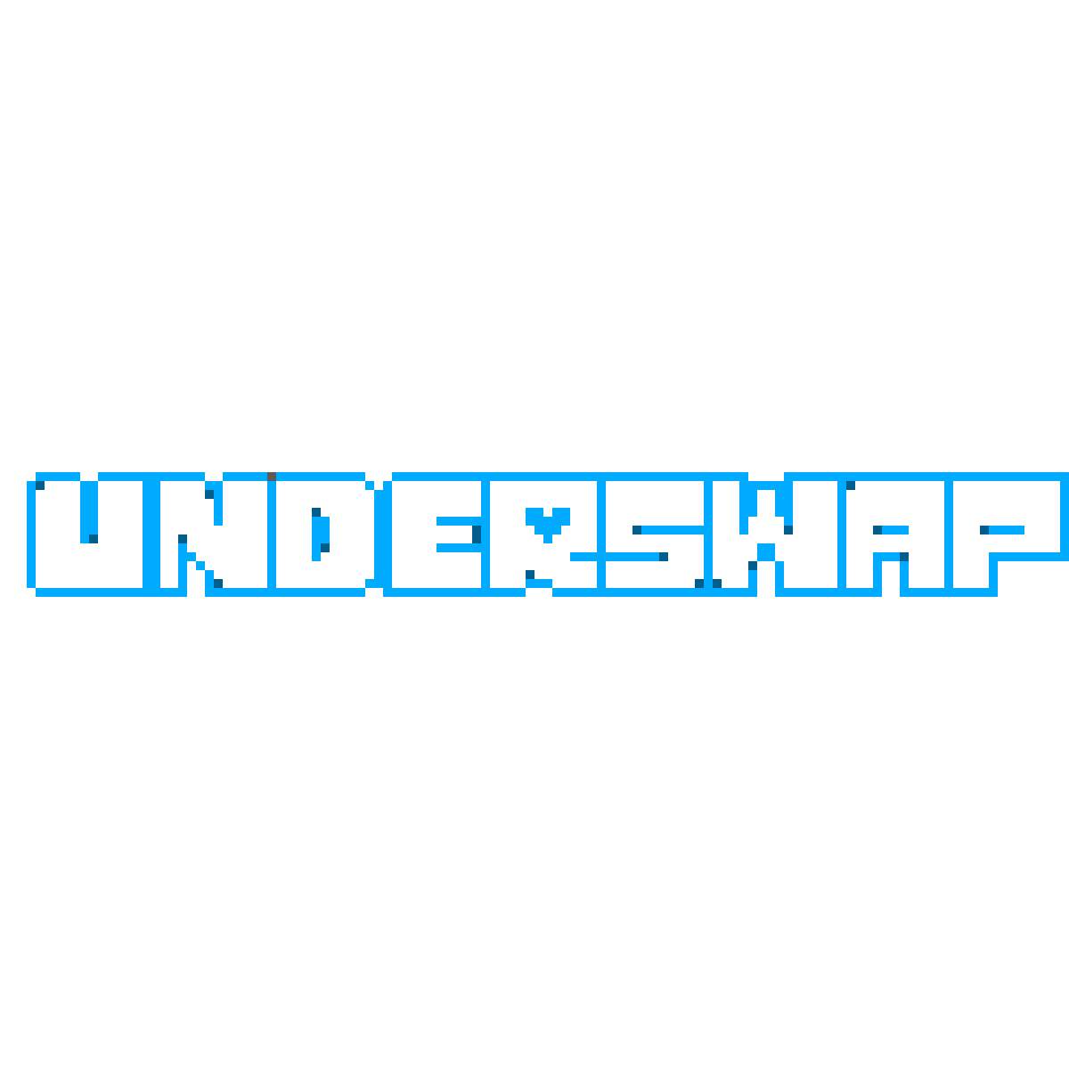 Undertale Logo Png Image (teal, black, greenish blue, white)