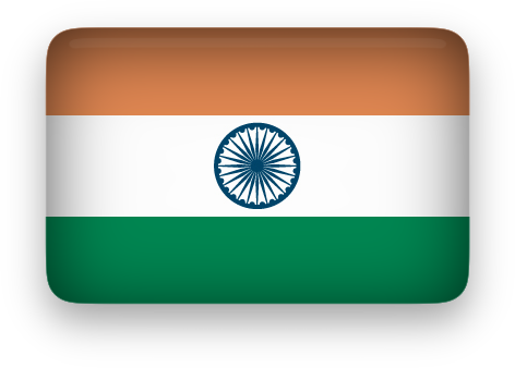 India Flag Free Png Image (black, teal, white)