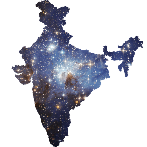 India Map Background Png (indigo, black)