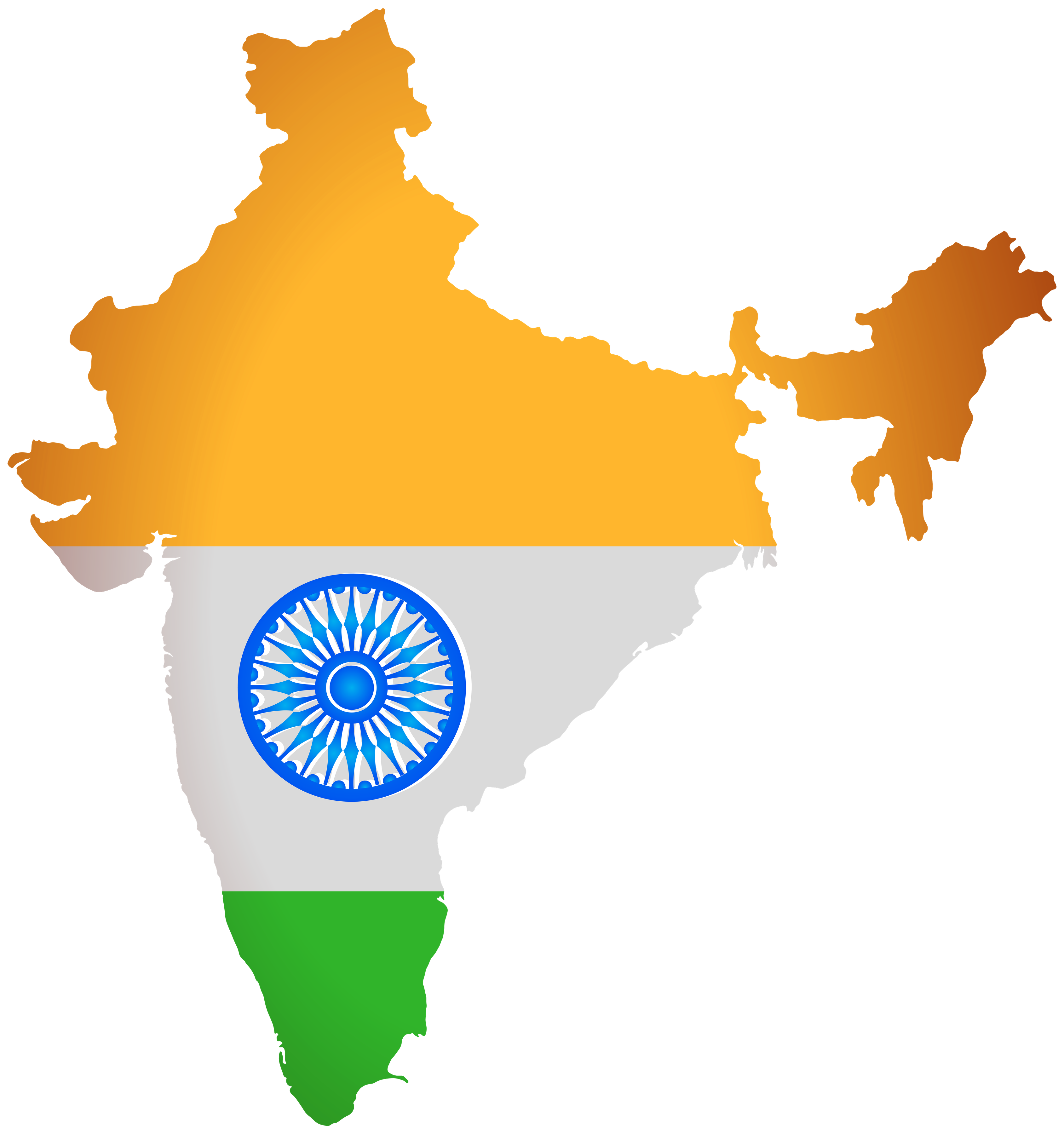 India Map Png Photos (silver, lavender, black, green, orange)