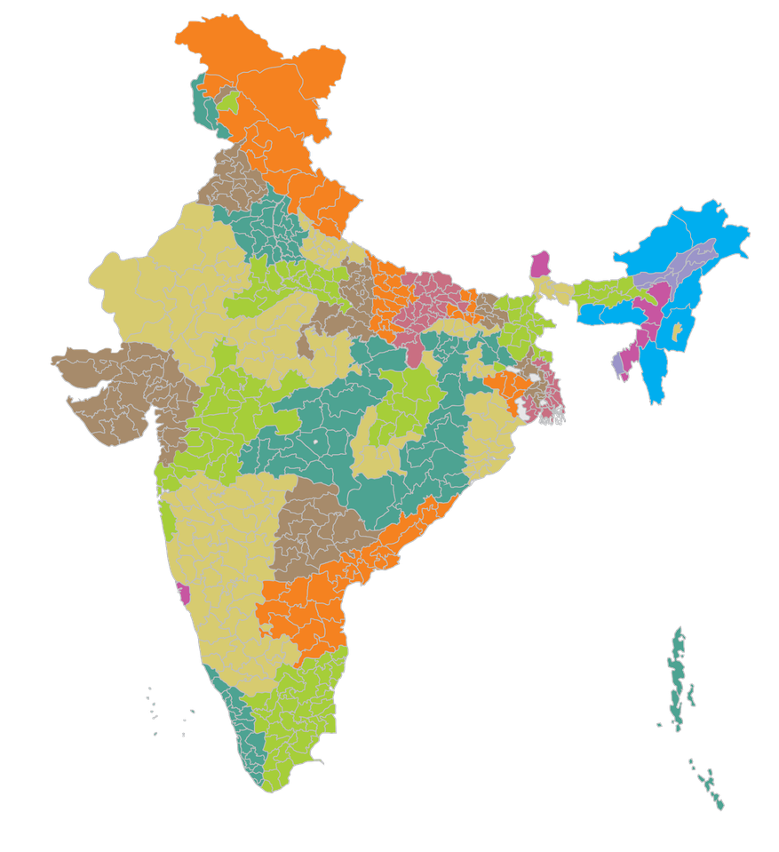 India Map Png Transparent Picture (silver, chocolate, black, salmon)