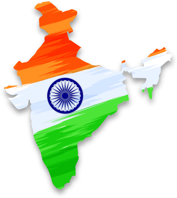 India Map Transparent Png (chocolate, lavender, black, lime, orange)