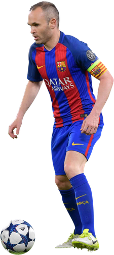 Andres Iniesta Png Free Download (black)