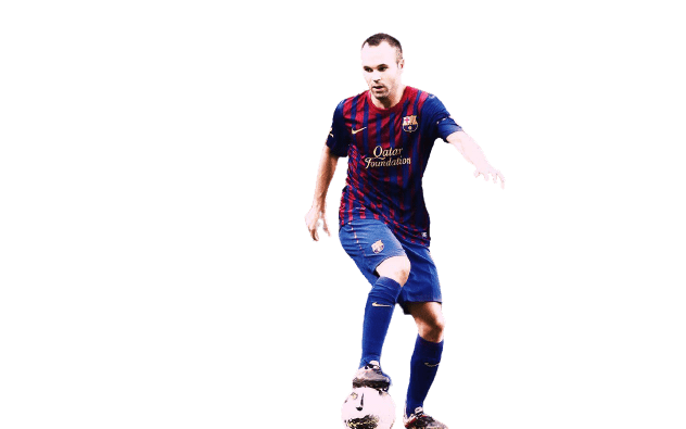 Andres Iniesta Png Image (gray)