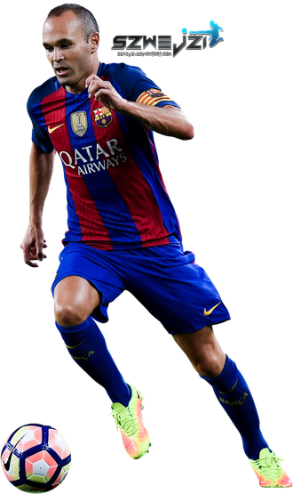 Andres Iniesta Png Isolated File (black)