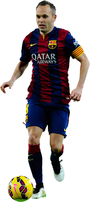 Andres Iniesta Png Picture (black)