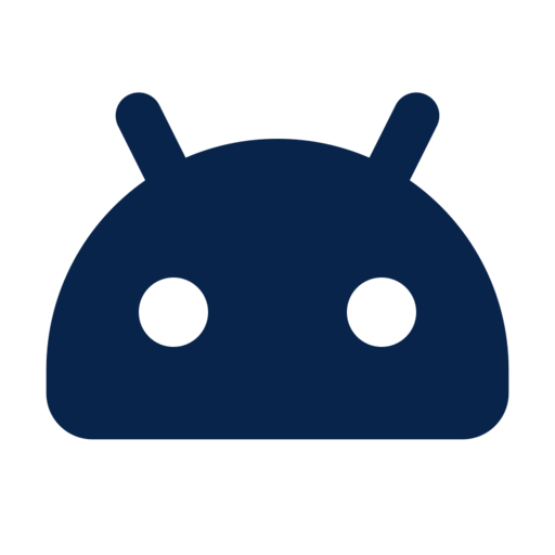 Android 2 Free Png Icon (navy, black)