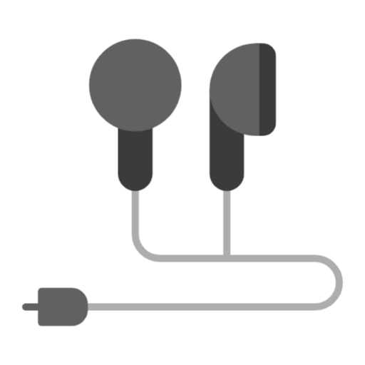 Android Earphone Png File (black, gray, silver, indigo)