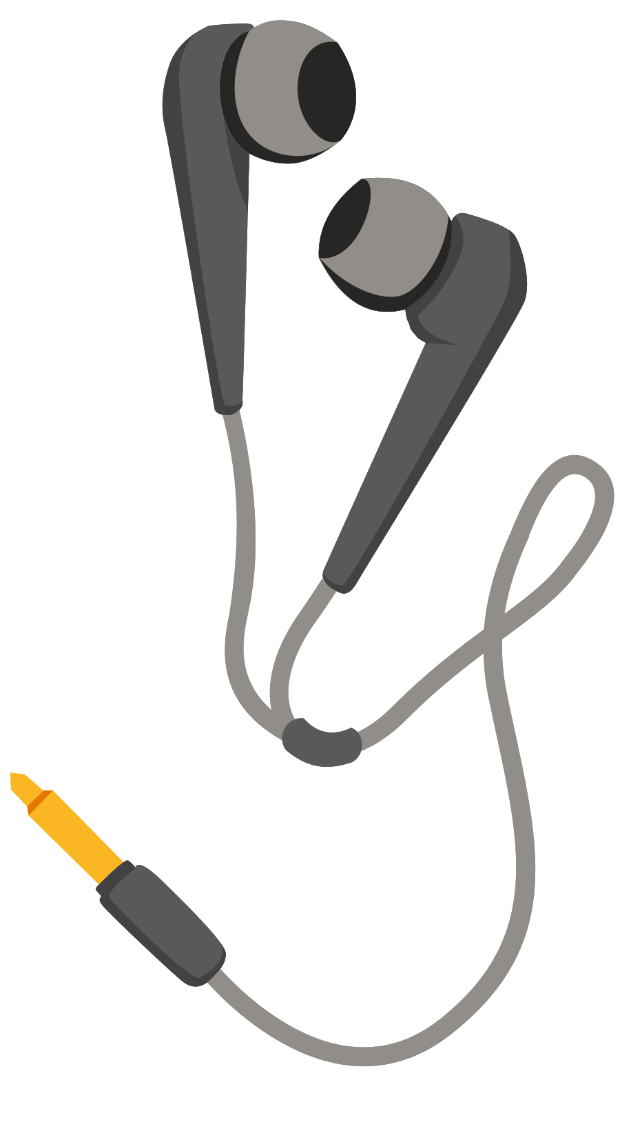 Android Earphone Png Image (black, gray)