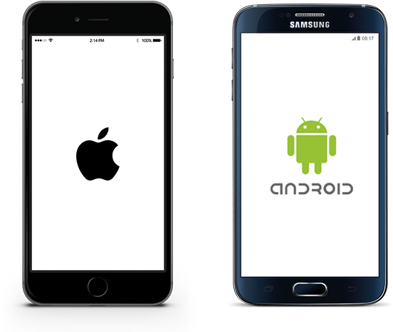 Android Phone Png Pic (white, black, silver, lavender, gray)