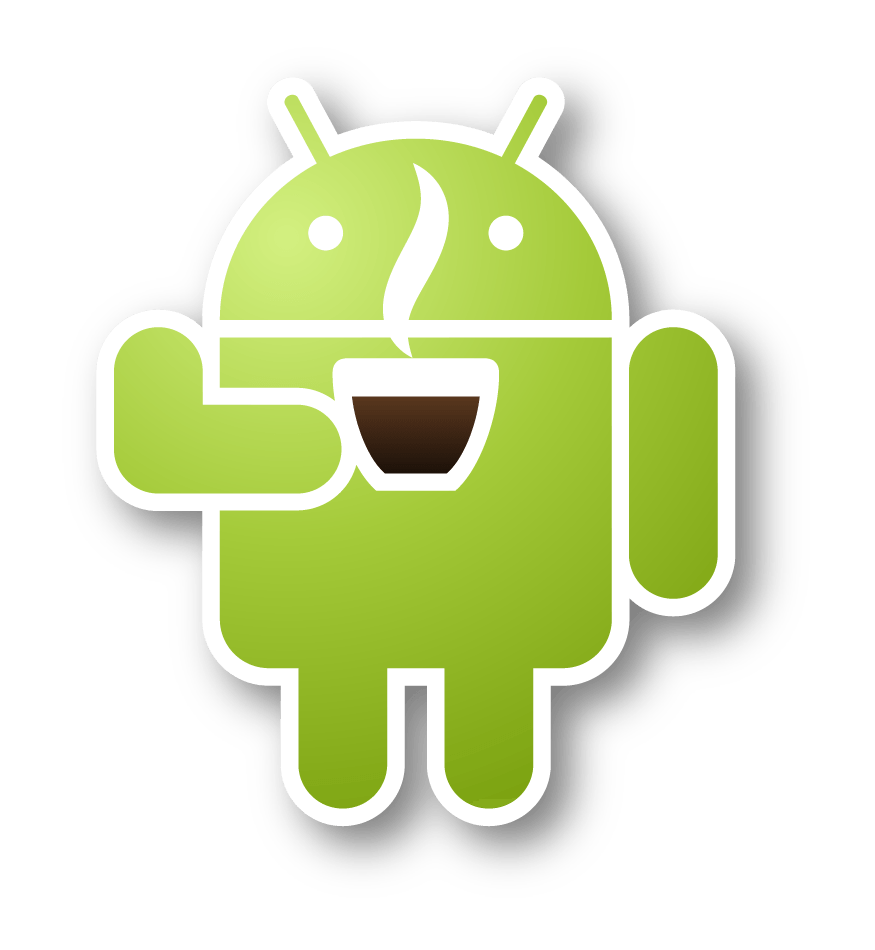 Android Robot Png Image (white, black, olive)