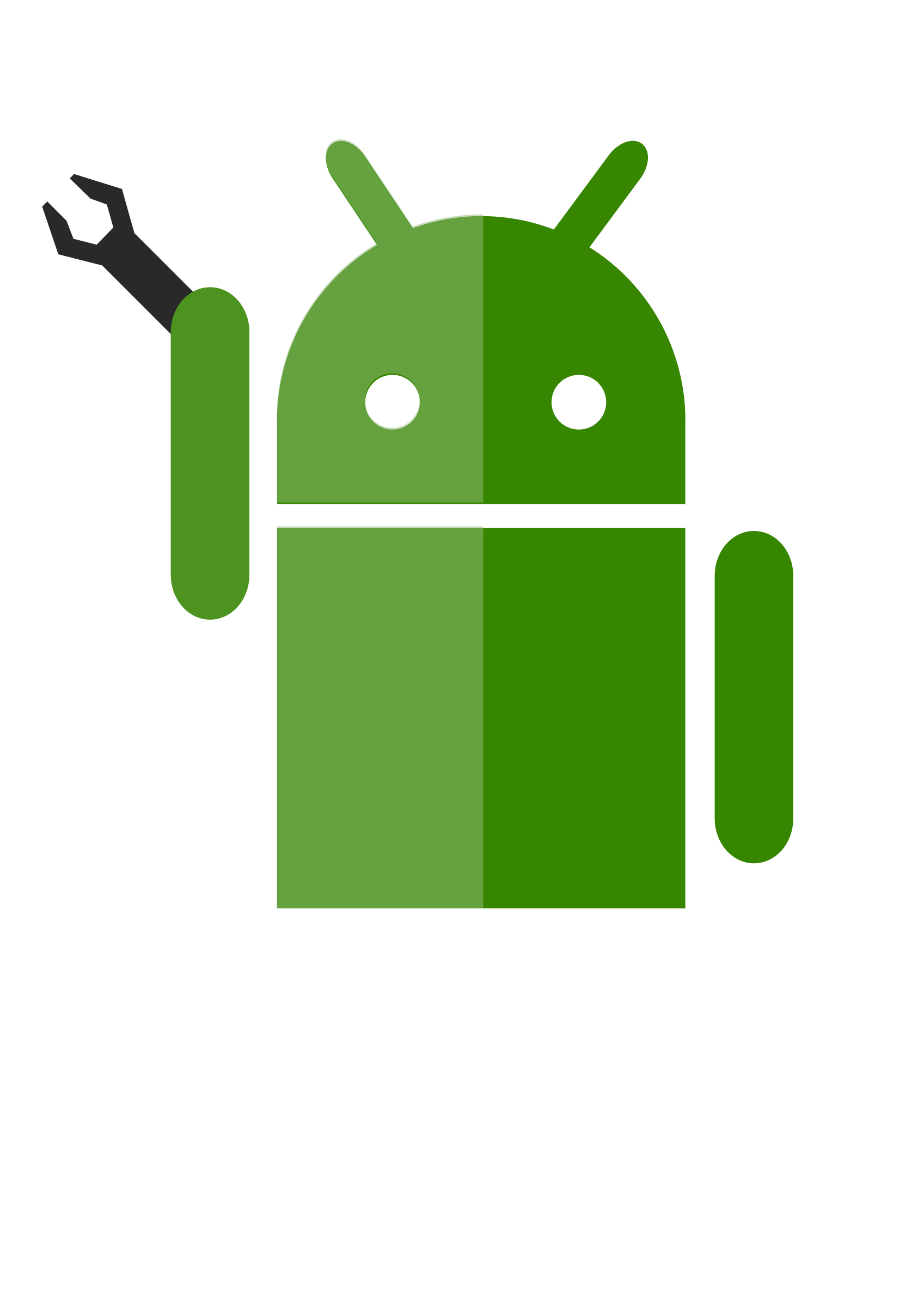 Android Robot Png Picture (white, black, green, gray, olive)